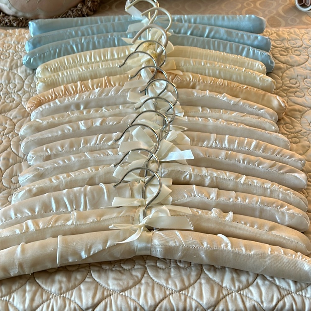 Satin padded hangers